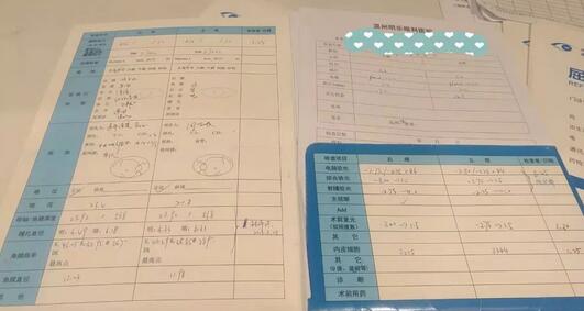 温州明乐眼科医院屈光专科工作的医生助理小陈在医院做了smart全激光手术1.jpg